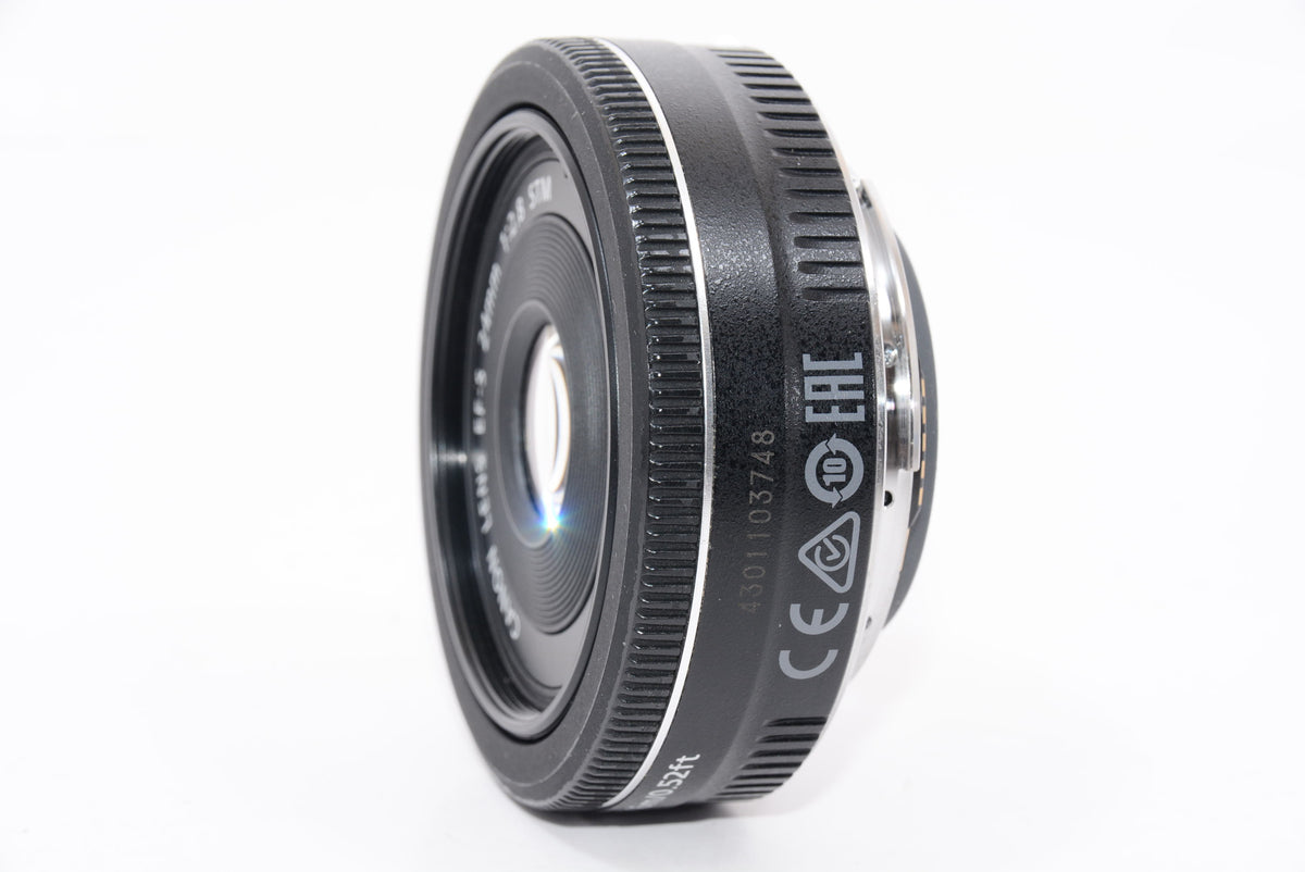 【外観特上級】Canon 単焦点広角レンズ EF-S24mm F2.8 STM APS-C対応 EF-S2428STM