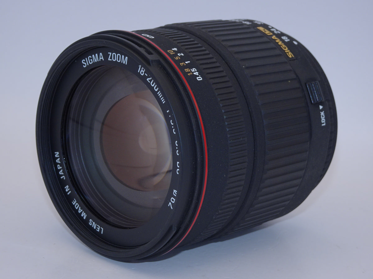 【外観特上級】SIGMA シグマ 18-200mm F3.5-6.3 DC ニコン用