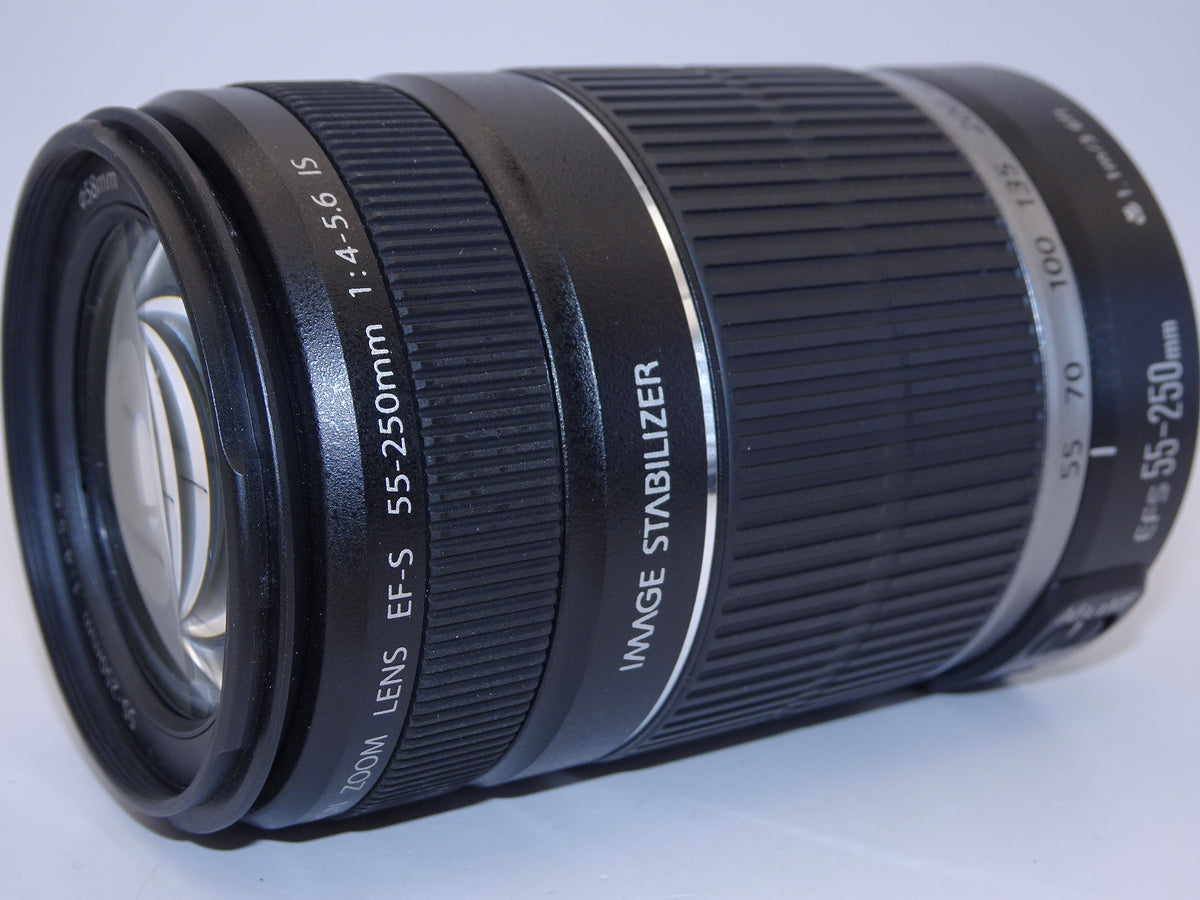 【外観特上級】Canon 望遠レンズ EF-S55-250mm F4-5.6 IS