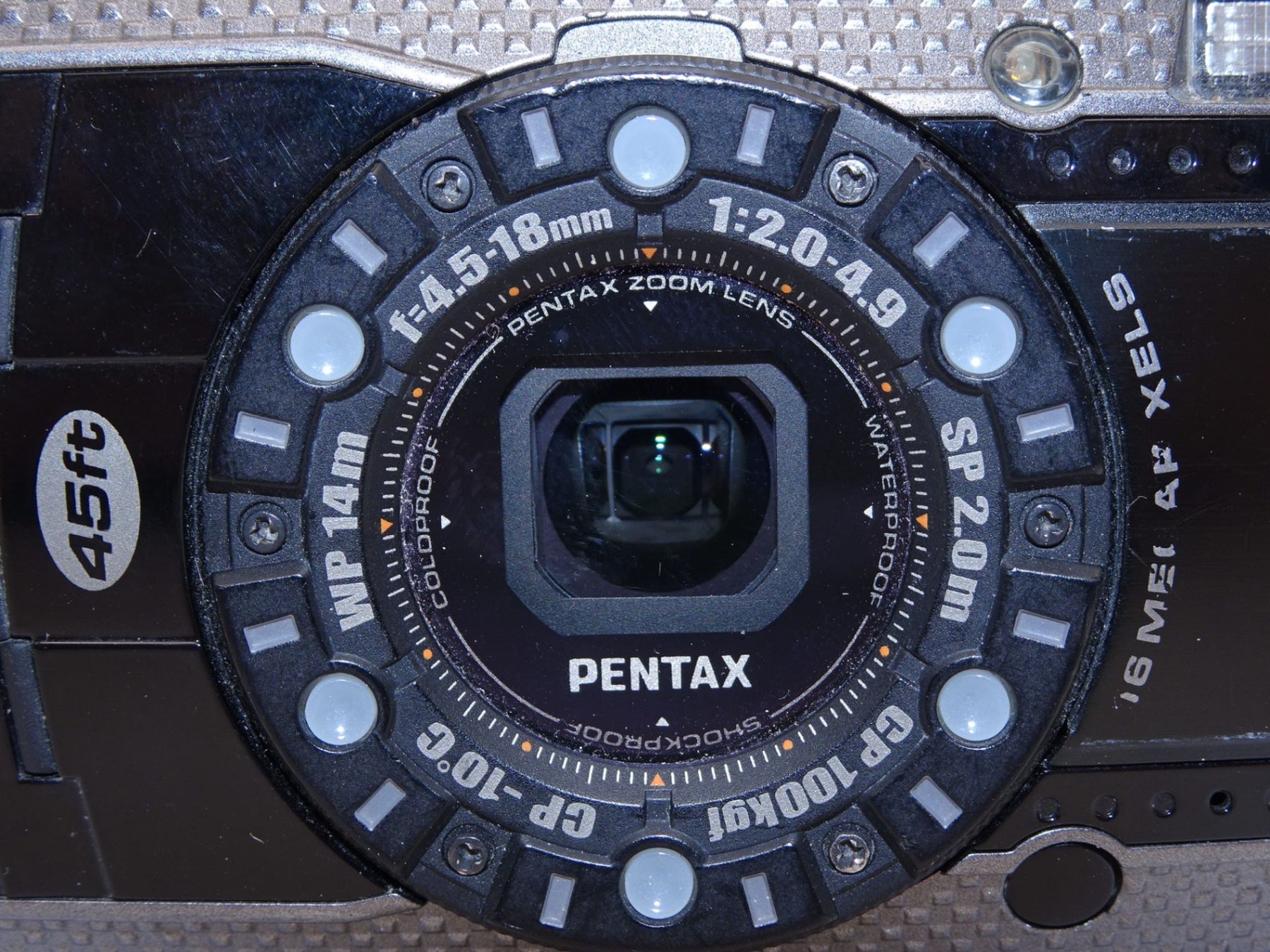 【外観特上級】PENTAX 防水デジタルカメラ WG-3 ブラック