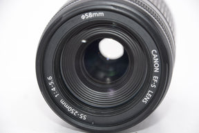 【外観特上級】Canon 望遠レンズ EF-S55-250mm F4-5.6 IS APS-C対応