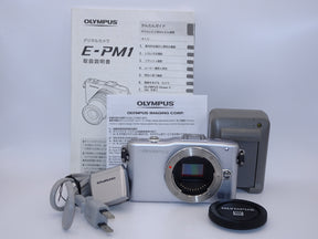 【外観特上級】OLYMPUS PEN mini E-PM1 ボディ シルバー E-PM1