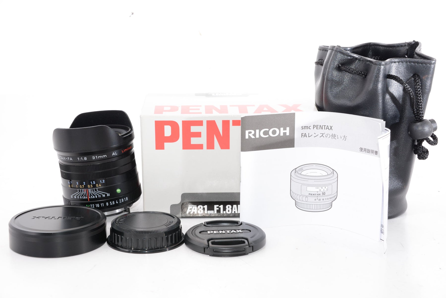 【外観特上級】PENTAX リミテッドレンズ 広角~標準単焦点レンズ FA31mmF1.8AL Limited ブラック Kマウント フルサイズ・APS-Cサイズ 20290