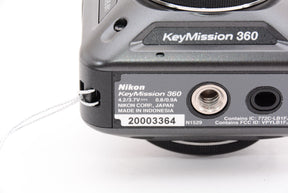 【オススメ】Nikon 防水アクションカメラ KeyMission 360 BK ブラック