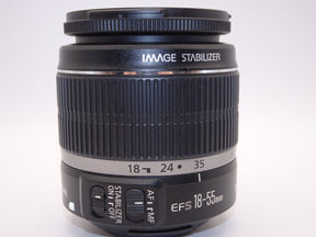 【外観特上級】Canon 標準ズームレンズ EF-S18-55mm F3.5-5.6 IS