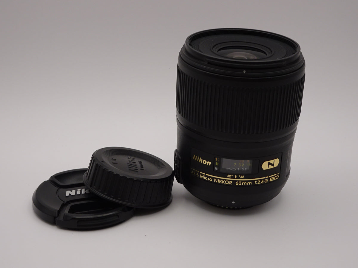 【外観特上級】Nikon 単焦点マイクロレンズ AF-S  Micro 60mm f/2.8G ED