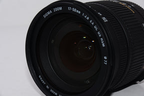 【外観特上級】SIGMA 標準ズームレンズ 17-50mm F2.8 EX DC OS HSM ニコン用 APS-C専用 583552