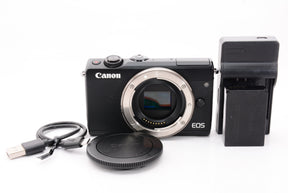 【外観特上級】Canon ミラーレス一眼カメラ EOS M100 ボディ ブラック EOSM100BK-BODY