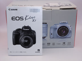 【外観特上級】Canon デジタル一眼レフカメラ EOS Kiss X7(ホワイト) ダブルレンズキット2