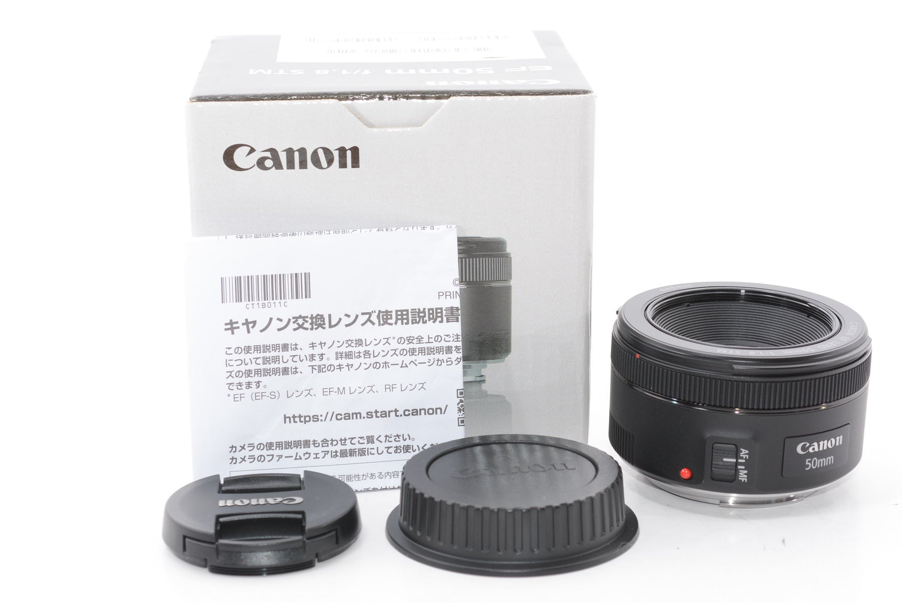 【外観特上級】Canon 単焦点レンズ EF50mm F1.8 STM