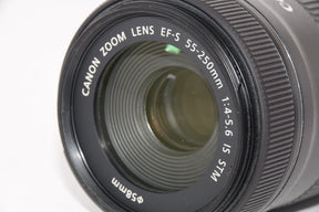 【外観特上級】Canon 望遠ズームレンズ EF-S55-250mm F4-5.6 IS STM