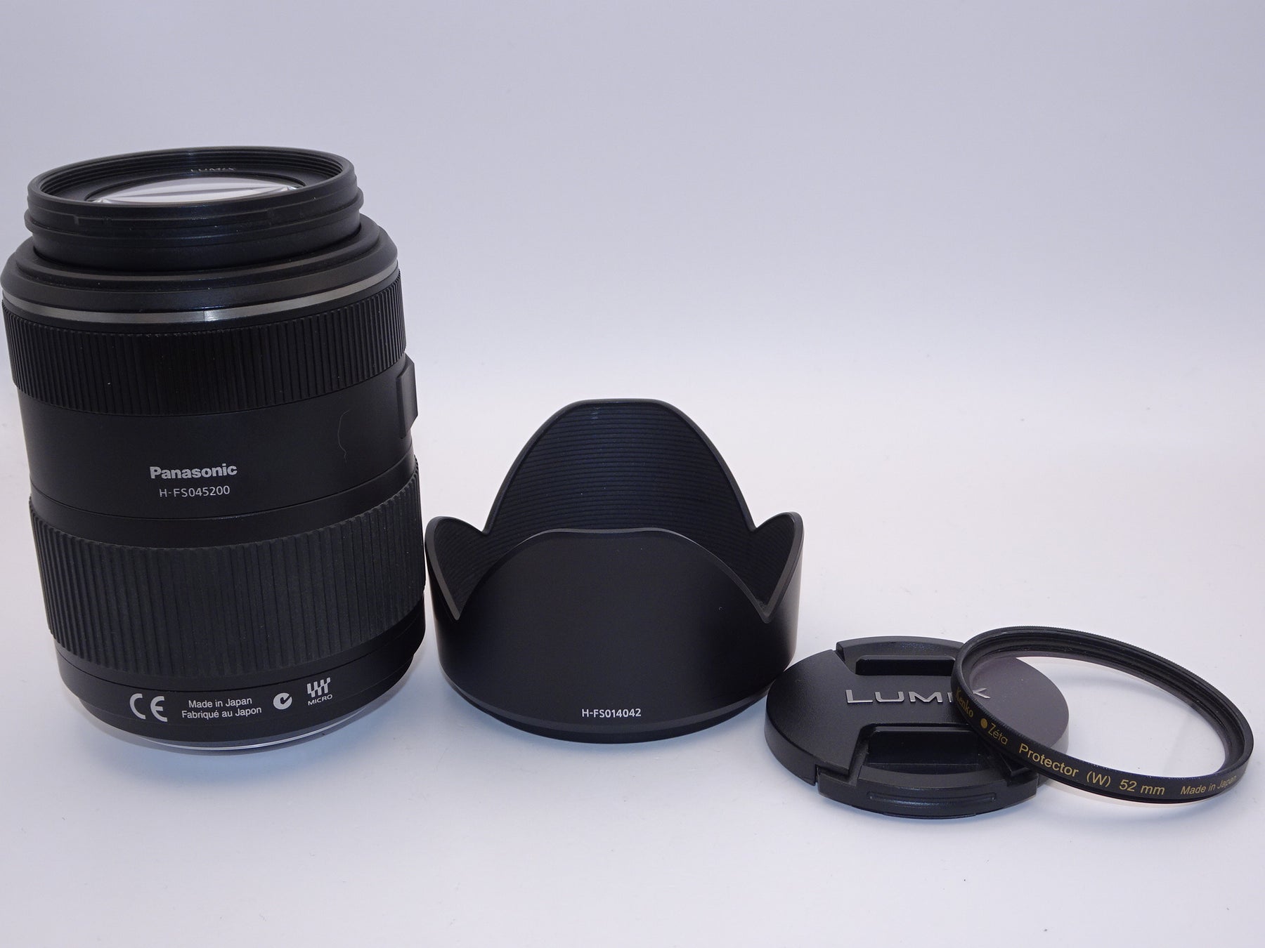 【外観特上級】パナソニック ルミックス G VARIO 45-200mm/F4.0-5.6/MEGA O.I.S. H-FS045200