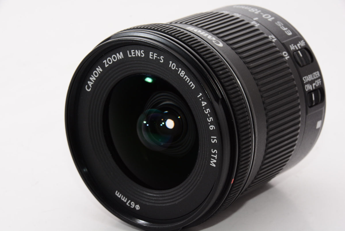 【外観特上級】Canon 超広角ズームレンズ EF-S10-18mm F4.5-5.6 IS STM APS-C対応 EF-S10-18ISSTM