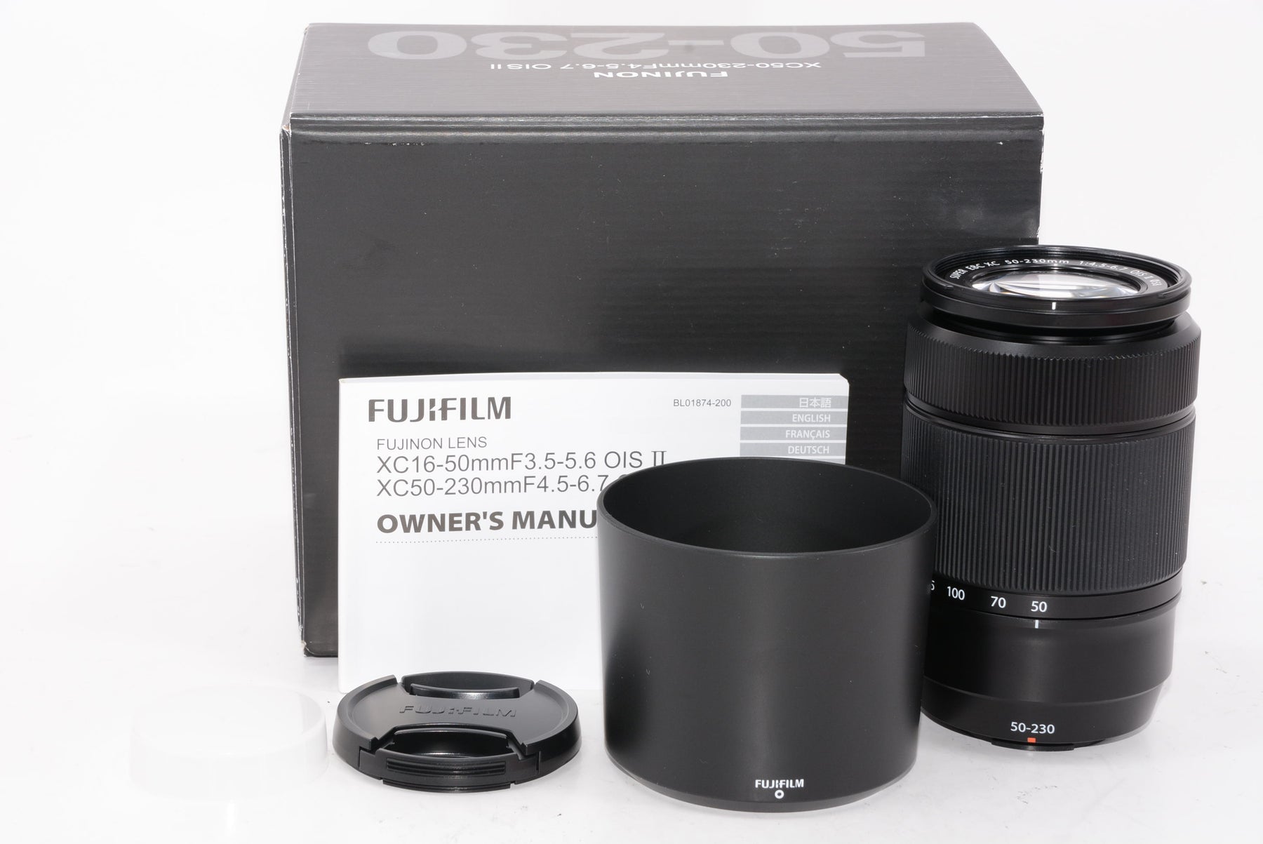 【外観特上級】FUJIFILM 望遠ズームレンズ XC50-230mmF4.5-6.7OISII XC50230/F4.5-6.7OISIIブラック