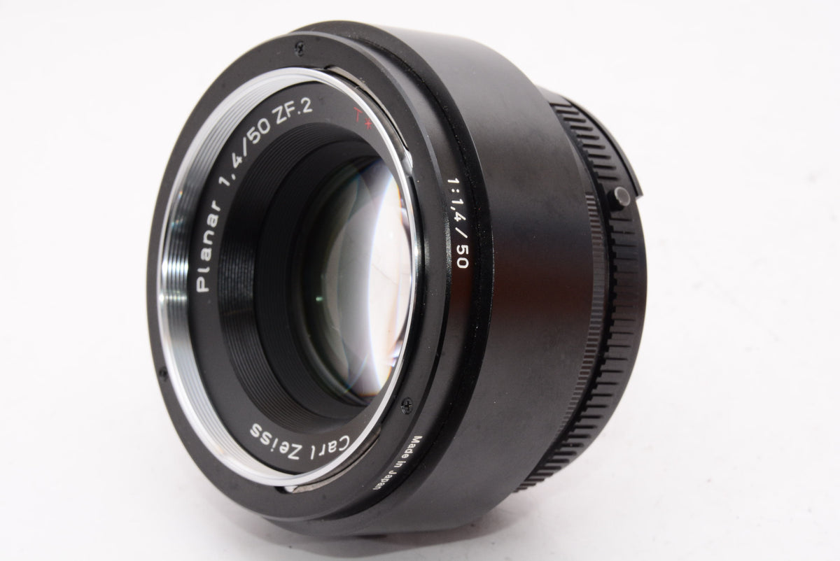 【外観特上級】Carl Zeiss PLANAR T*1.4/50mm ブラック ZF.2 (ニコンCPU内蔵マウント対応) PLANART1.4/50BKZF2