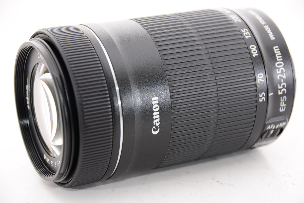 【外観特上級】Canon 望遠ズームレンズ EF-S55-250mm F4-5.6 IS STM APS-C対応 EF-S55-250ISSTM