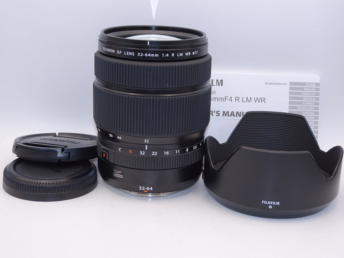 【外観特上級】FUJIFILM フジノン GFレンズ GF32-64MMF4 R LM WR