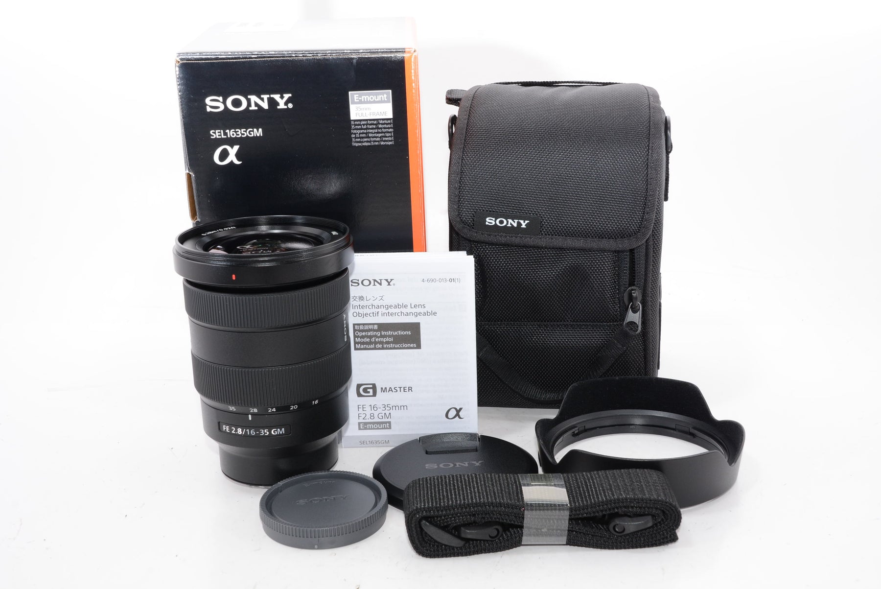 【ほぼ新品】ソニー SONY ズームレンズ FE 16-35mm F2.8 GM Eマウント35mmフルサイズ対応 SEL1635GM