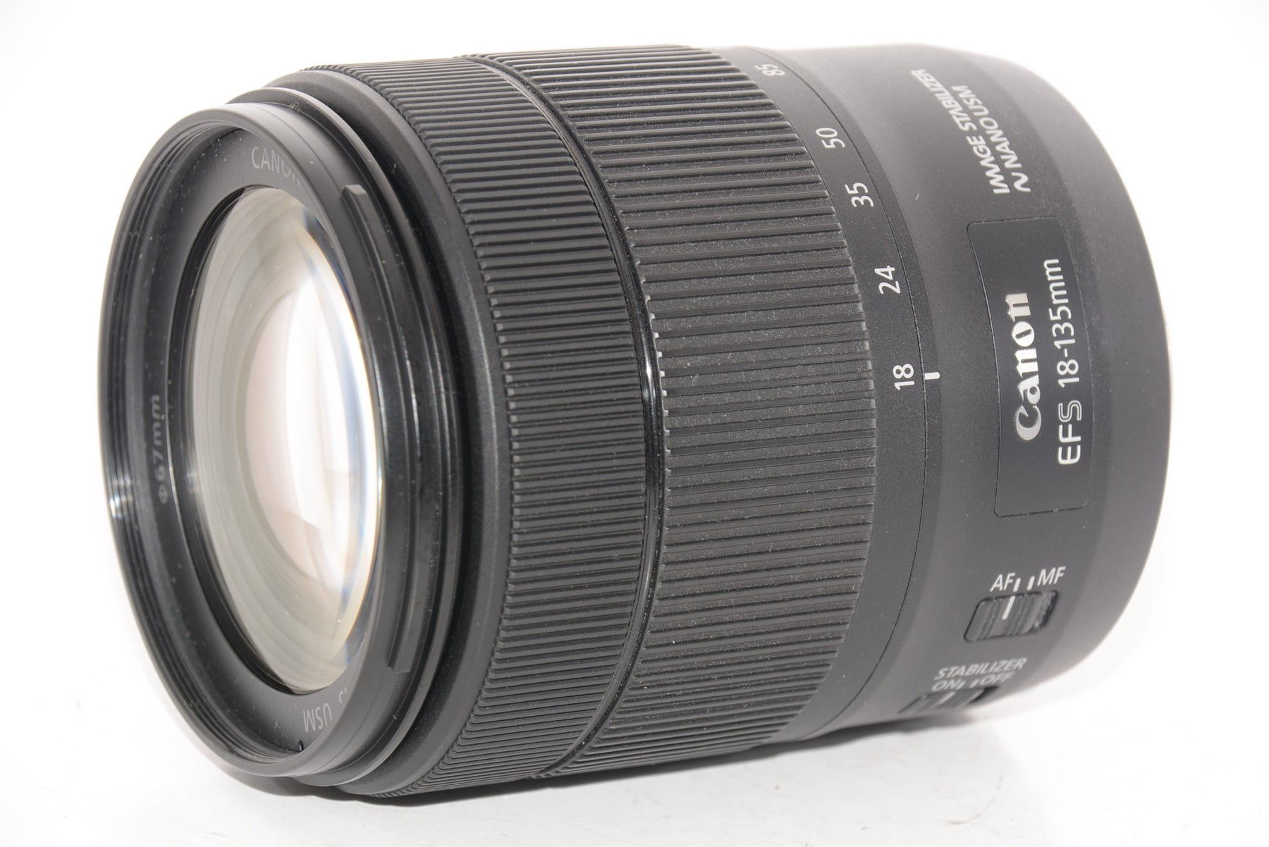 【外観特上級】Canon 標準ズームレンズ EF-S18-135㎜ F3.5-5.6 IS USM APS-C対応