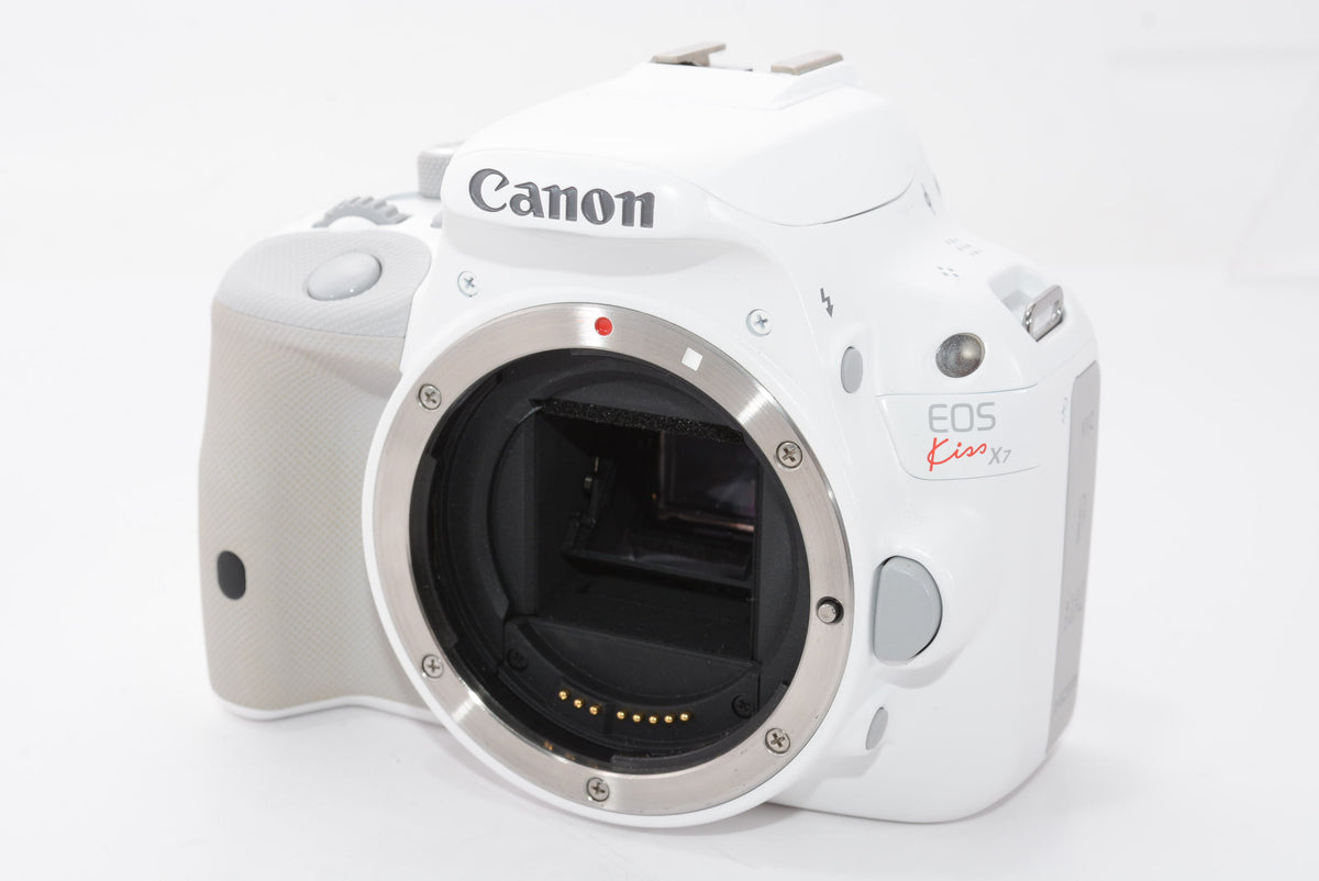 【外観特上級】Canon デジタル一眼レフカメラ EOS Kiss X7(ホワイト) ダブルレンズキット2