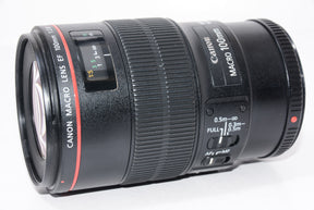 【外観特上級】Canon 単焦点マクロレンズ EF100mm F2.8L マクロ IS USM フルサイズ対応