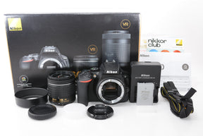 【外観特上級】Nikon デジタル一眼レフカメラ D5600 AF-P 18-55 VR レンズキット ブラック D5600LKBK