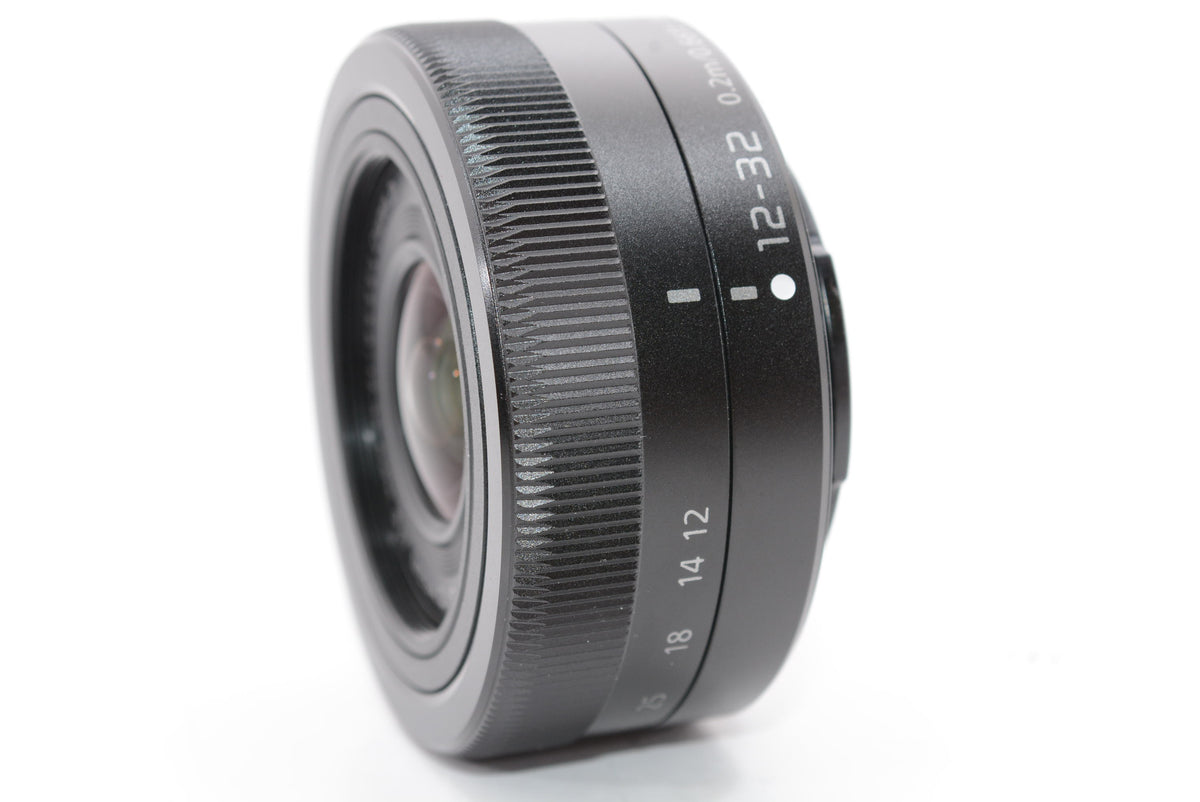 【外観特上級】パナソニック 標準ズームレンズ マイクロフォーサーズ用 ルミックス G VARIO 12-32mm/F3.5-5.6 ASPH./MEGA O.I.S. ブラック H-FS12032-K