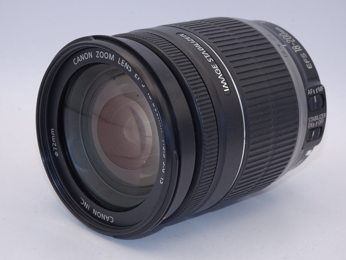 【外観特上級】Canon 望遠ズームレンズ EF-S18-200mm F3.5-5.6 IS APS-C対応