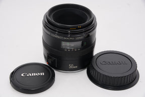 【外観特上級】Canon 単焦点マクロレンズ EF50mm F2.5 コンパクトマクロ フルサイズ対応