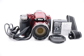 【外観特上級】Nikon デジタルカメラ COOLPIX P520 光学42倍ズーム バリアングル液晶 レッド P520RD