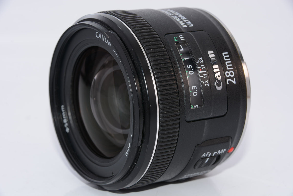 【外観特上級】Canon 単焦点レンズ EF28mm F2.8 IS USM フルサイズ対応