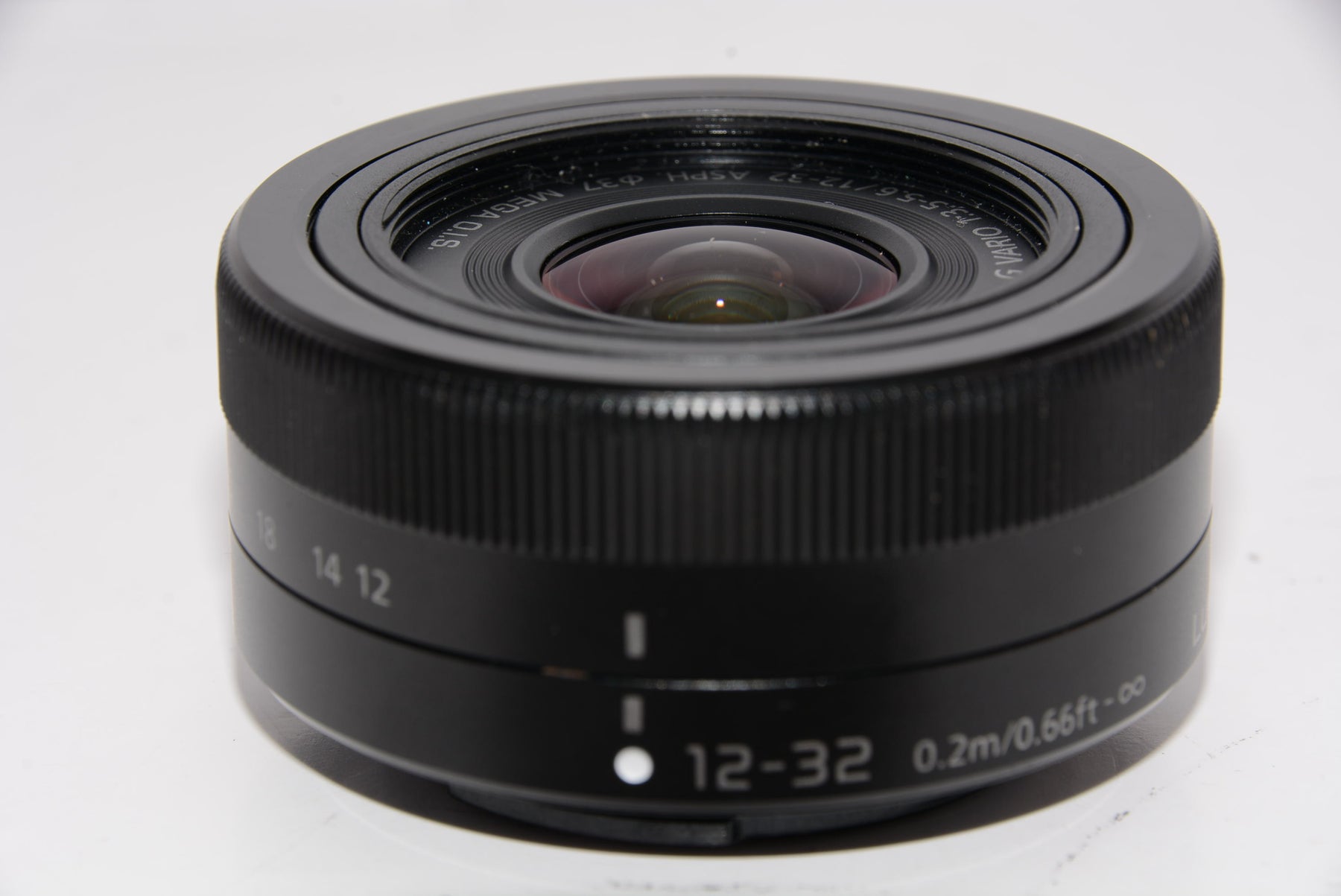 【外観特上級】パナソニック 標準ズームレンズ マイクロフォーサーズ用 ルミックス G VARIO 12-32mm/F3.5-5.6 ASPH./MEGA O.I.S. ブラック H-FS12032-K