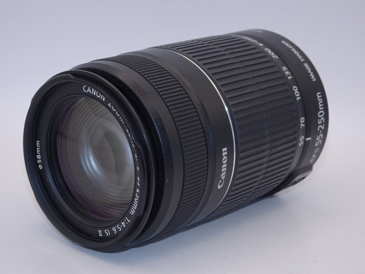 【外観特上級】Canon 望遠ズームレンズ EF-S55-250mm F4-5.6 IS II