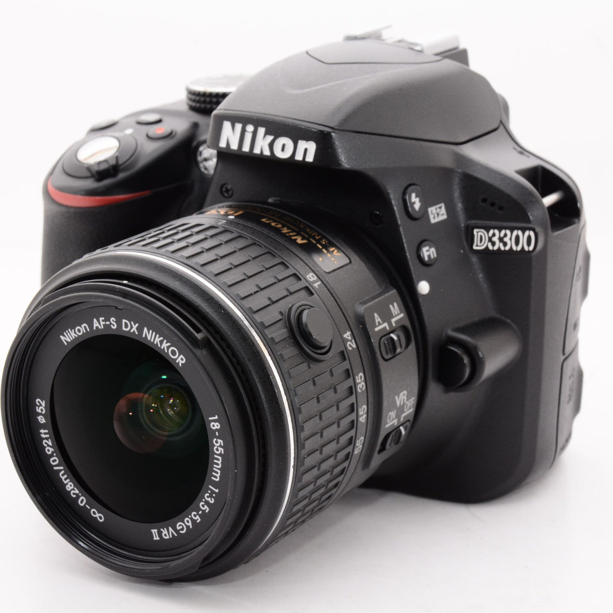 【在庫大得価】Nikon D3300 18-55 VR2 レンズキット BLACK おまけ付き デジタルカメラ