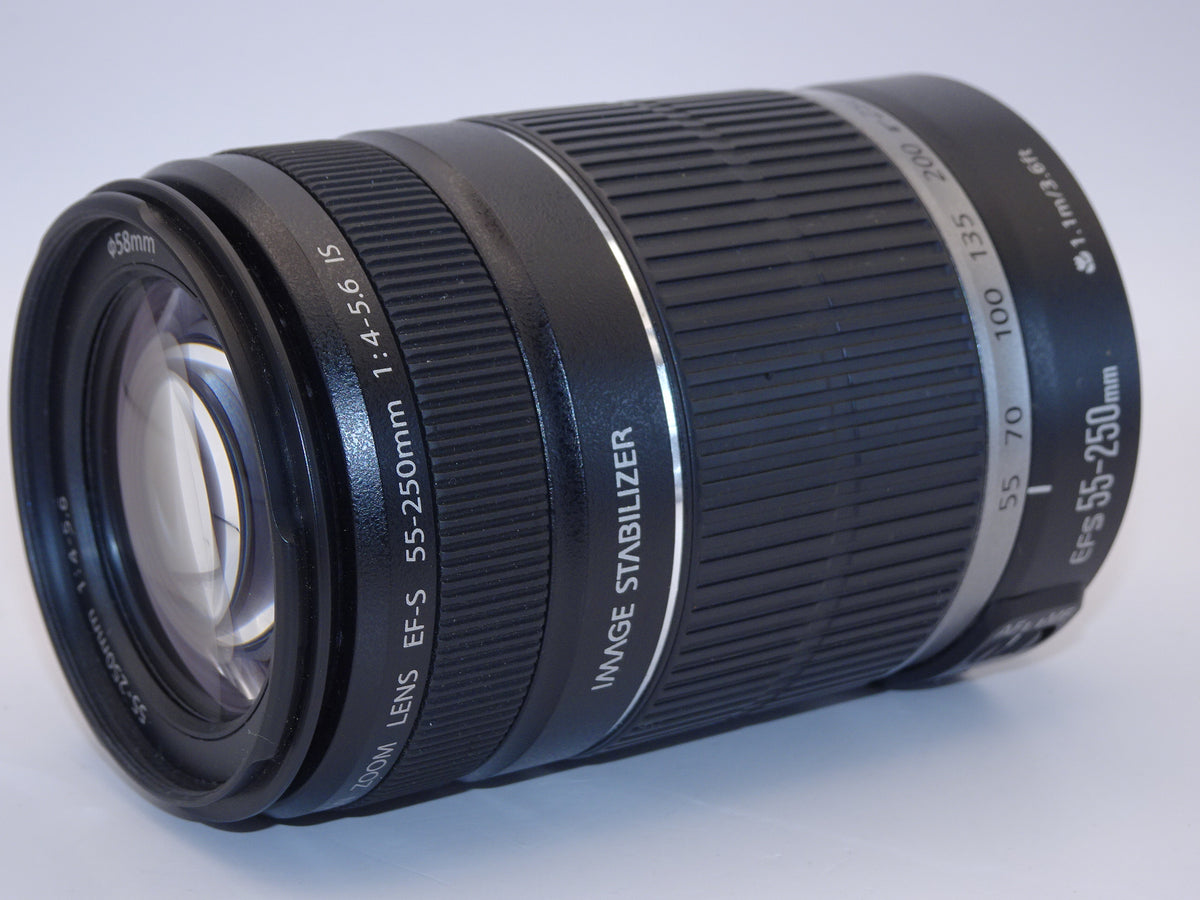 【外観並級】Canon 望遠レンズ EF-S55-250mm F4-5.6 IS APS-C対応