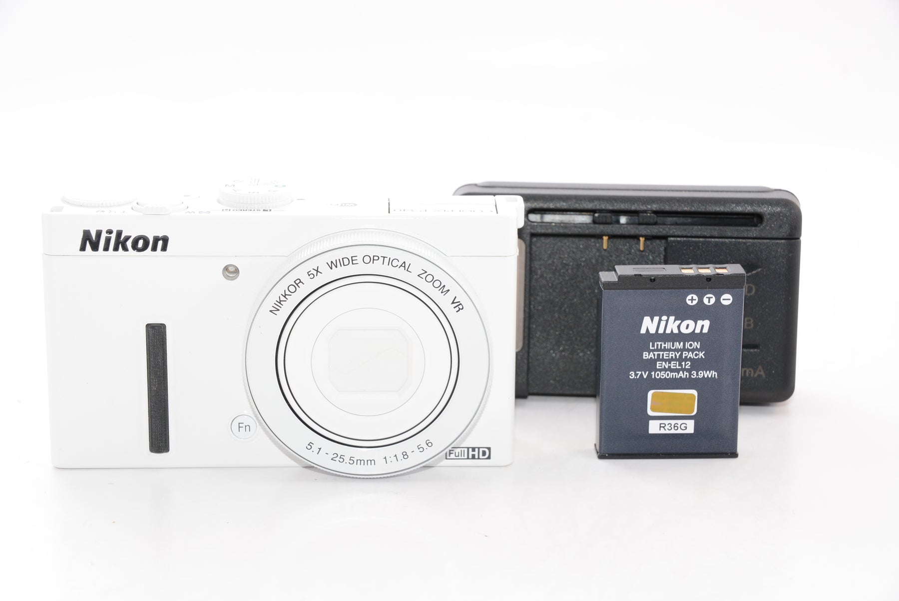 【外観特上級】Nikon デジタルカメラ P340 開放F値1.8 1200万画素 ホワイト P340WH