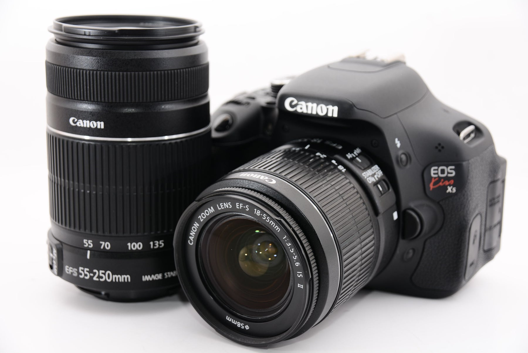 Canon 一眼レフカメラ EOS KISS X5 EF-S55-250mm
