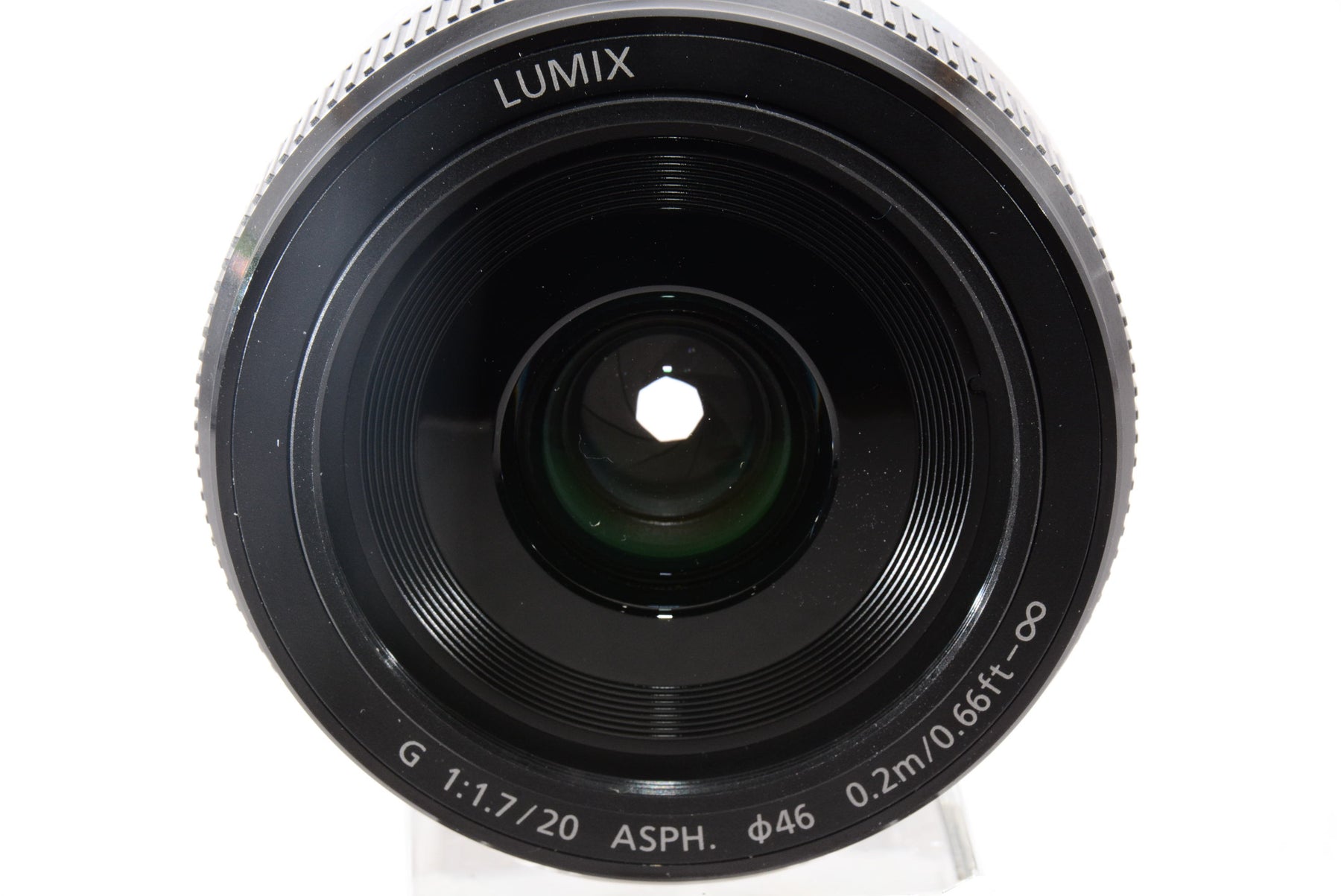 【ほぼ新品】パナソニック 単焦点レンズ マイクロフォーサーズ用 ルミックス G 20mm/F1.7 II ASPH. ブラック H-H020A-K