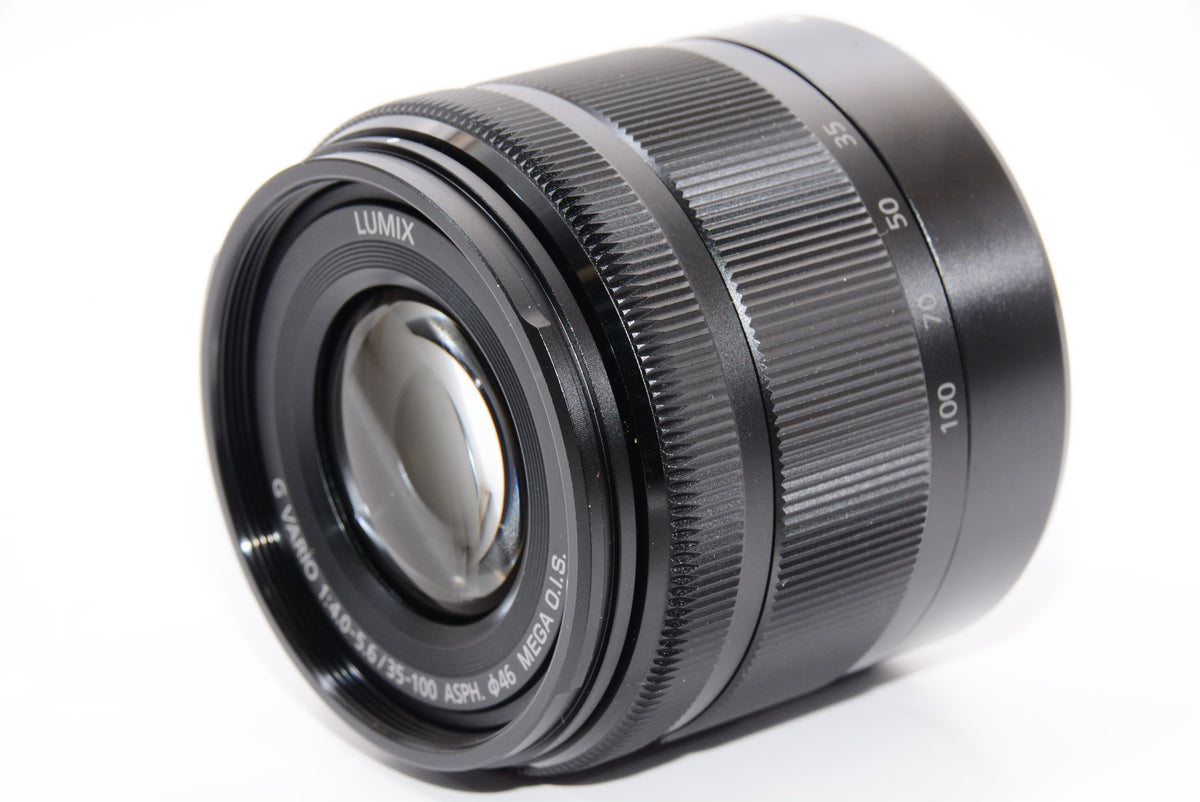 【外観特上級】パナソニック 望遠ズームレンズ マイクロフォーサーズ用 ルミックス G VARIO 35-100mm/F4.0-5.6 ASPH./MEGA O.I.S. ブラック H-FS35100-K