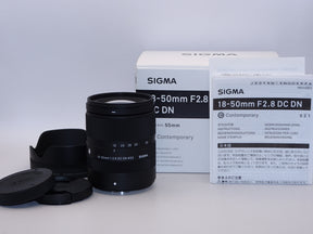 【外観特上級】SIGMA シグマ 18-50mm F2.8 DC DN 富士フイルムXマウント