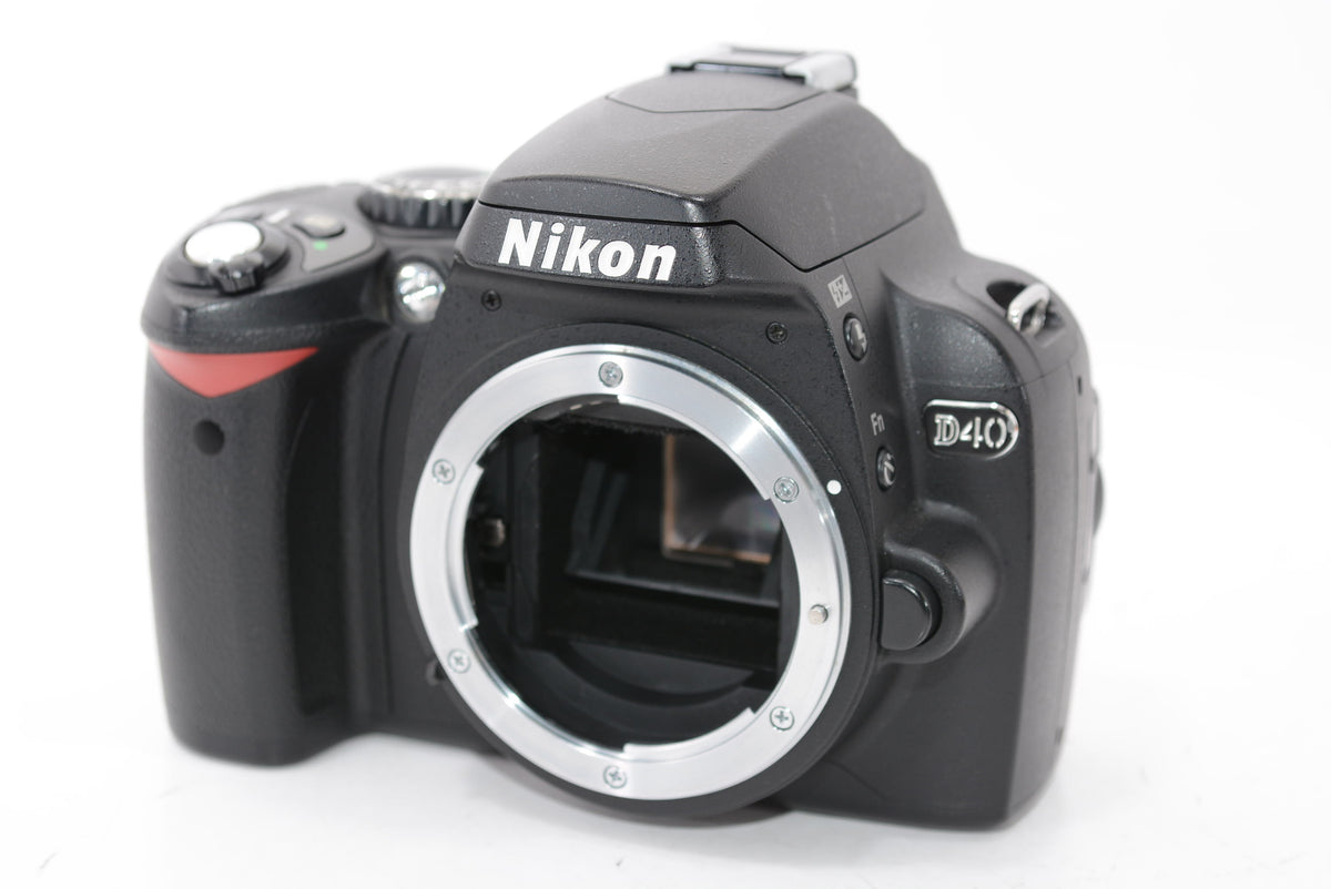 【外観並級】Nikon デジタル一眼レフカメラ D40 ブラック ボディ D40B