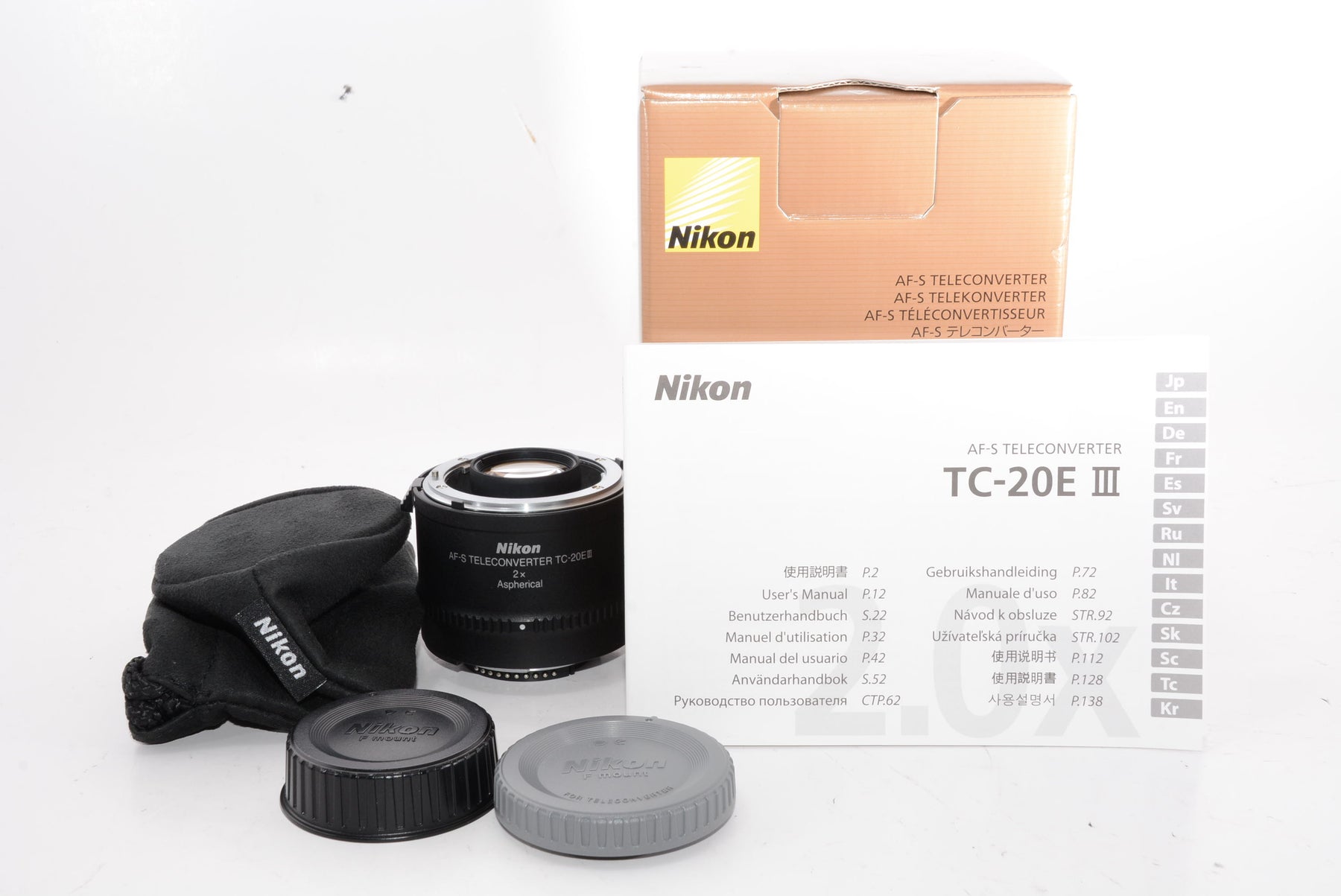 【外観特上級】Nikon テレコンバーター AF-S TELECONVERTER TC-20E III フルサイズ対応