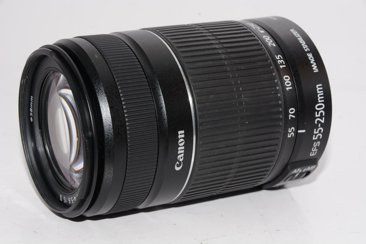 【外観特上級】Canon 望遠ズームレンズ EF-S55-250mm F4-5.6 IS II