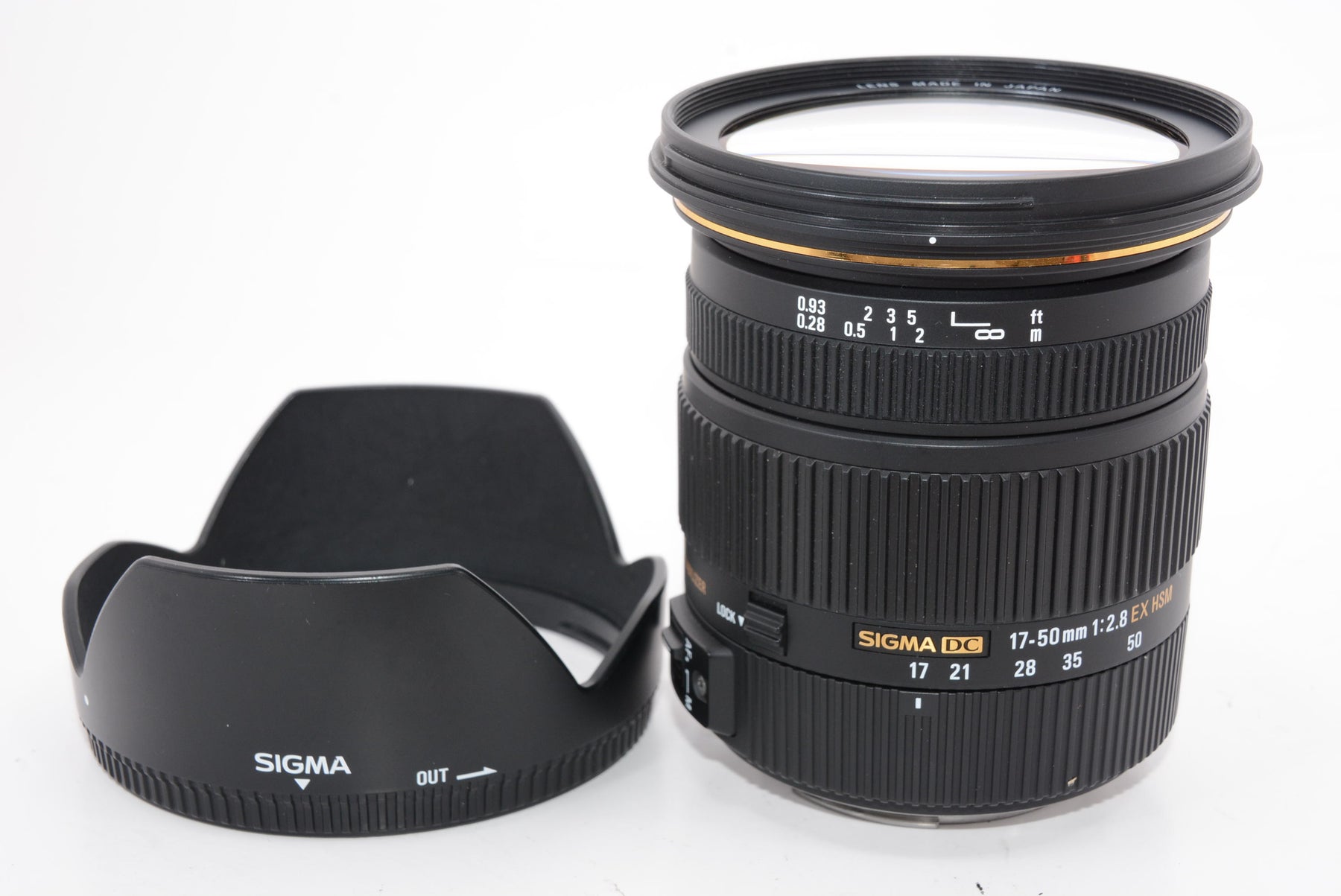 【外観特上級】SIGMA 標準ズームレンズ 17-50mm F2.8 EX DC OS HSM キヤノン用