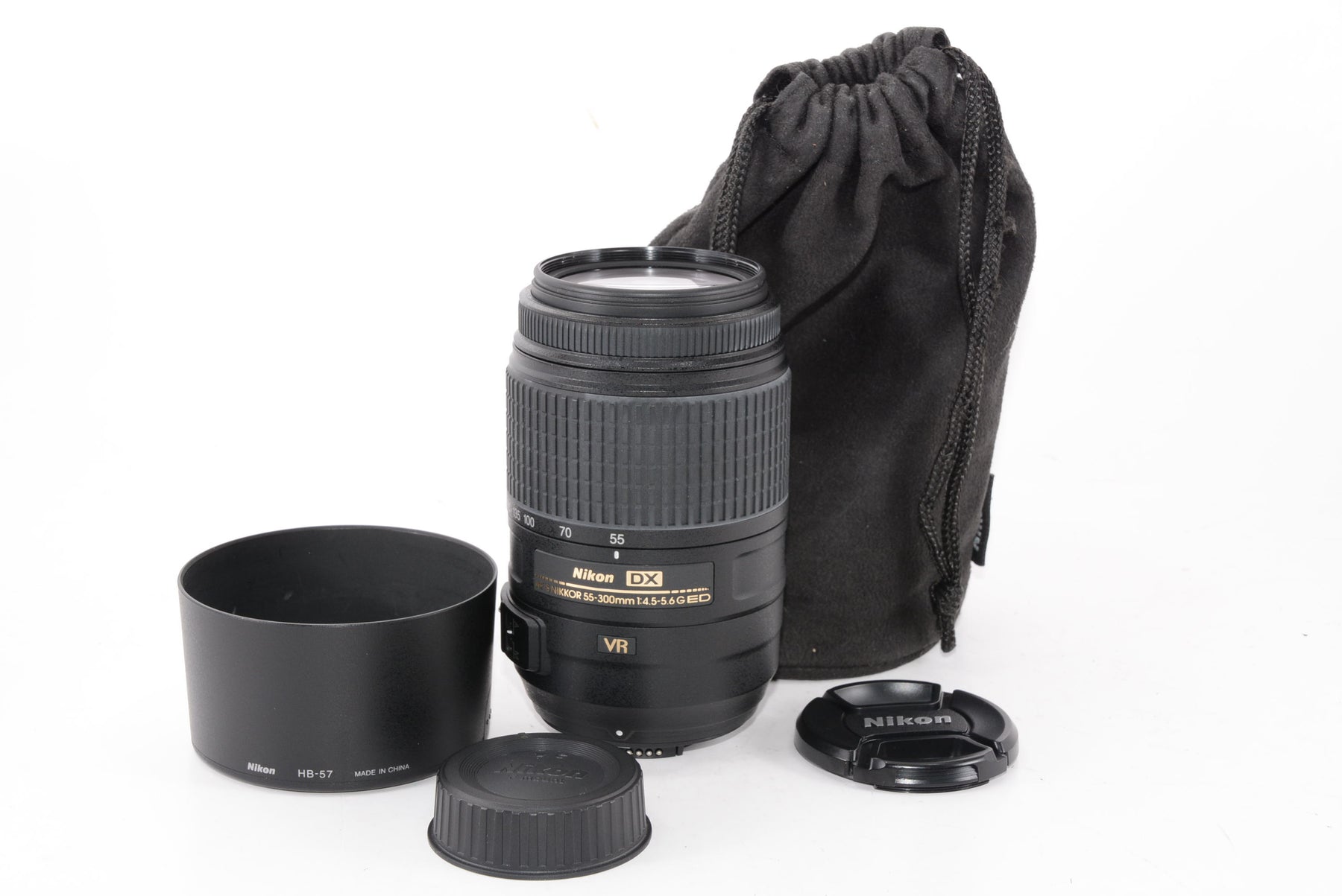 【外観特上級】Nikon 望遠ズームレンズ AF-S DX NIKKOR 55-300mm f/4.5-5.6G ED VR ニコンDXフォーマット専用