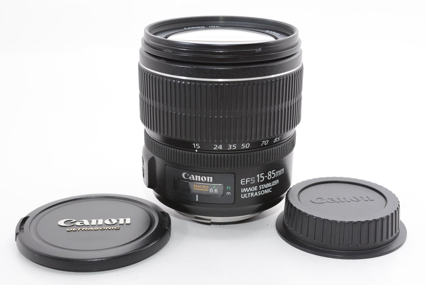 【外観特上級】Canon 広角ズームレンズ EF-S15-85mm F3.5-5.6 IS USM APS-C対応