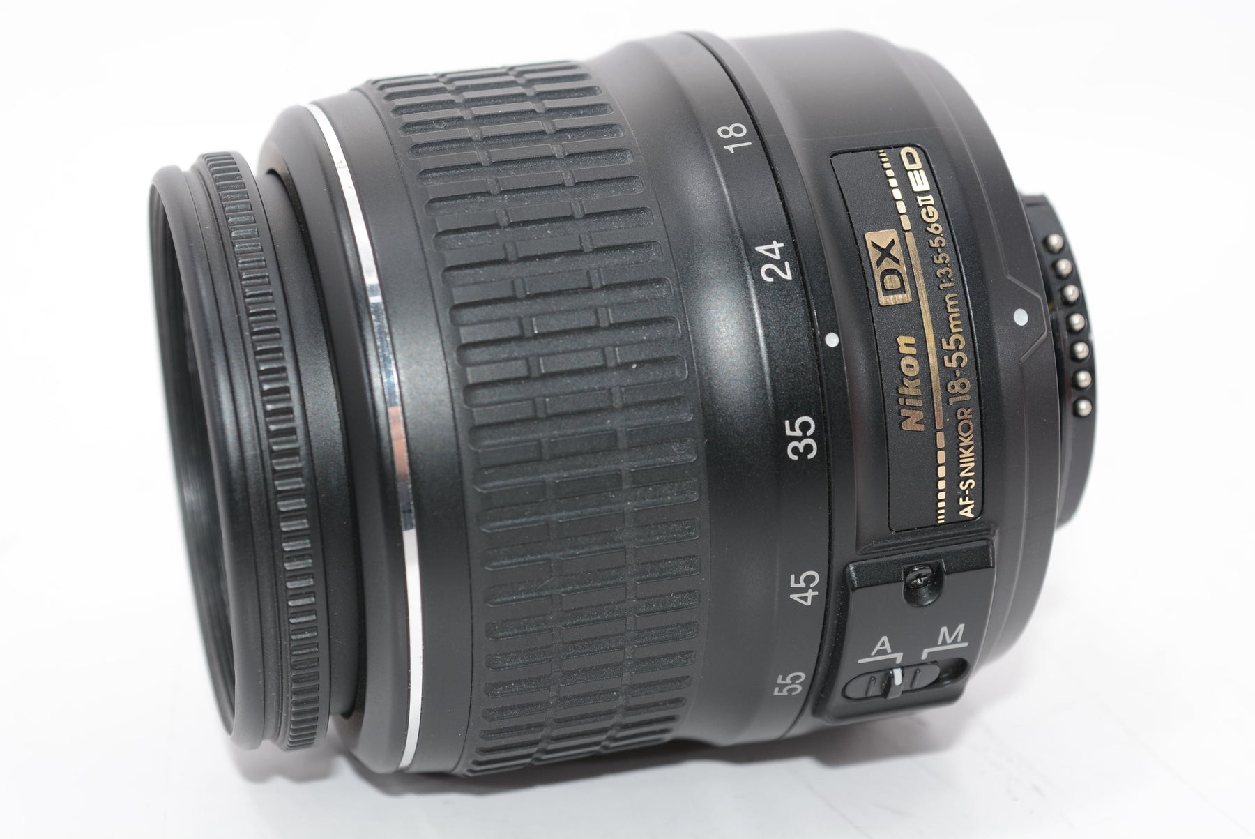 【外観特上級】Nikon 標準ズームレンズ AF-S DX Zoom Nikkor ED 18-55mm f/3.5-5.6 G II  ブラック ニコンDXフォーマット専用