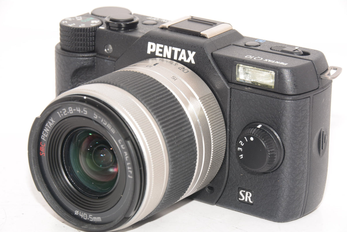 【外観特上級】PENTAX デジタルミラーレス一眼 Q10 ズームレンズキット [標準ズーム 02 STANDARD ZOOM] ブラック Q10 LENSKIT BLACK 12129