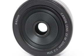 【外観特上級】Canon EF-M22mm F2 STM ミラーレス一眼対応