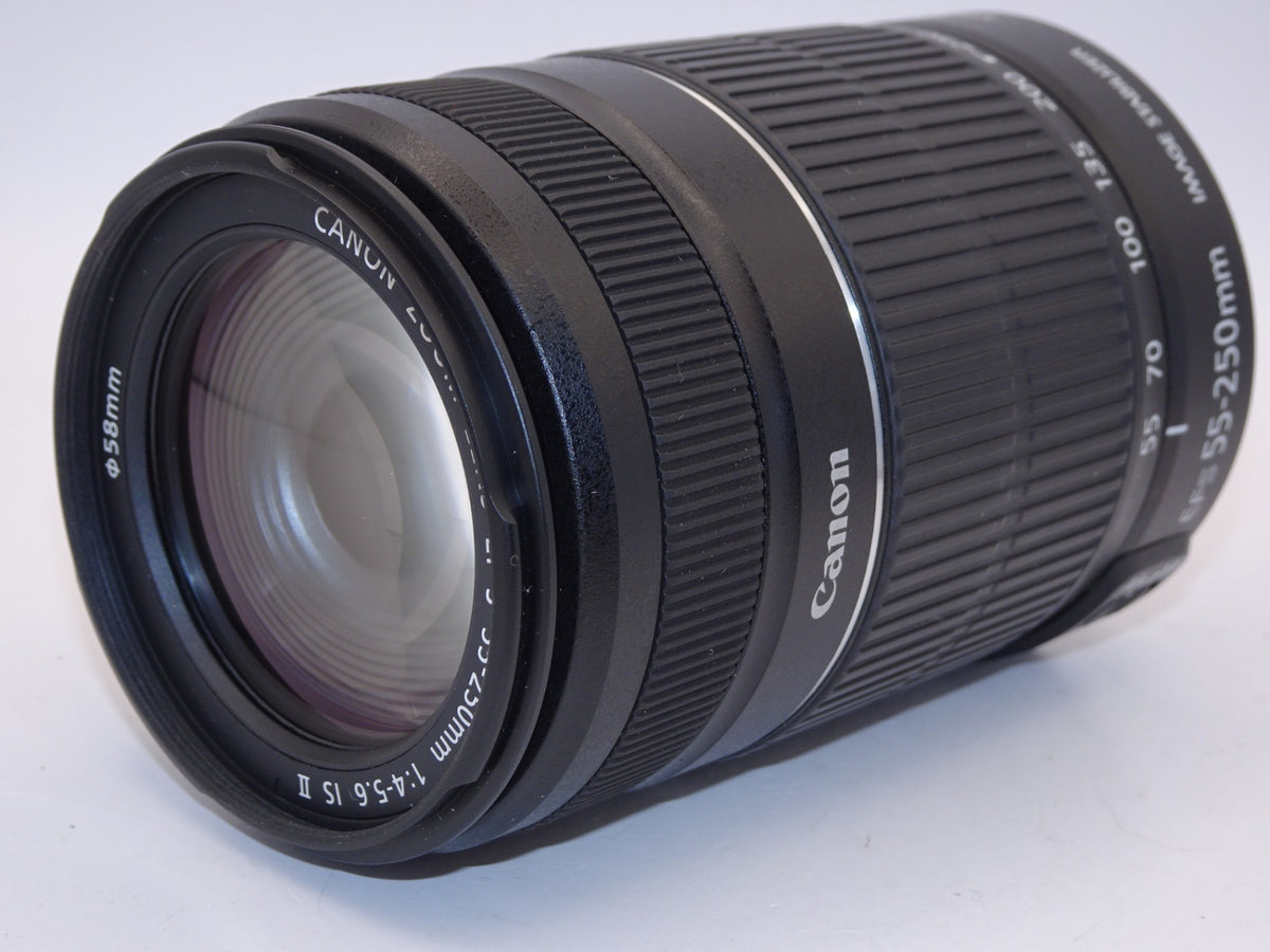 【外観特上級】Canon 望遠ズームレンズ EF-S55-250mm F4-5.6 IS II